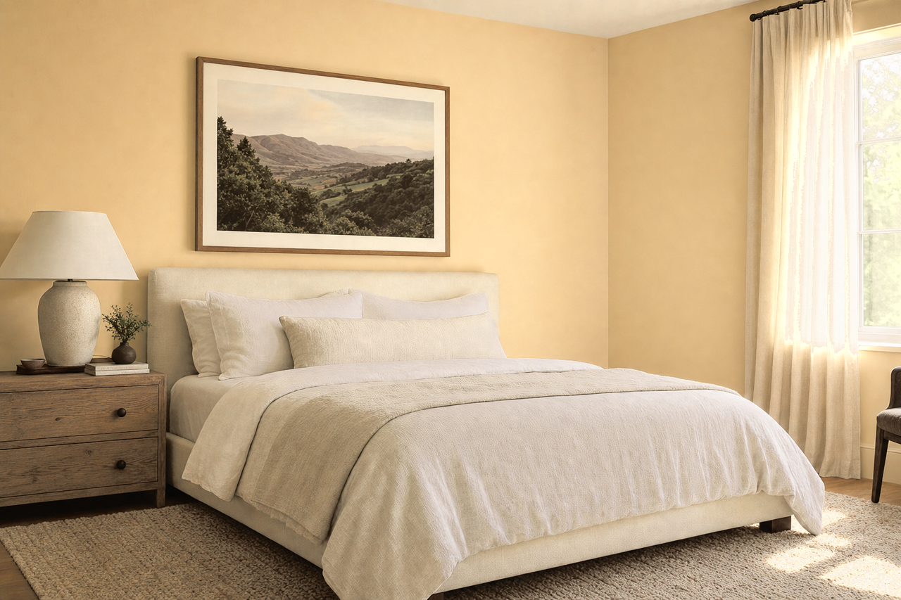 Crumb by Benjamin Moore on interiors