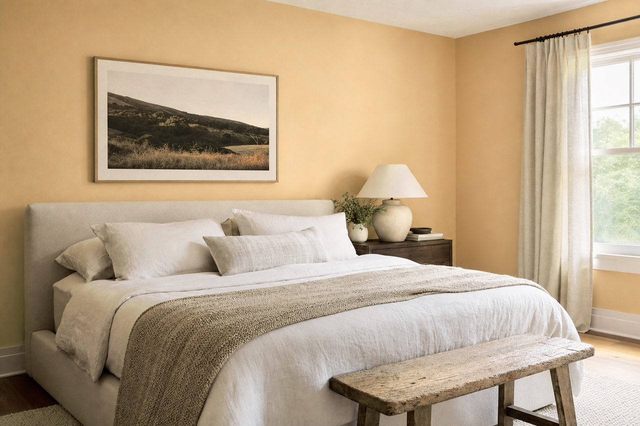 Candle by Benjamin Moore on interiors