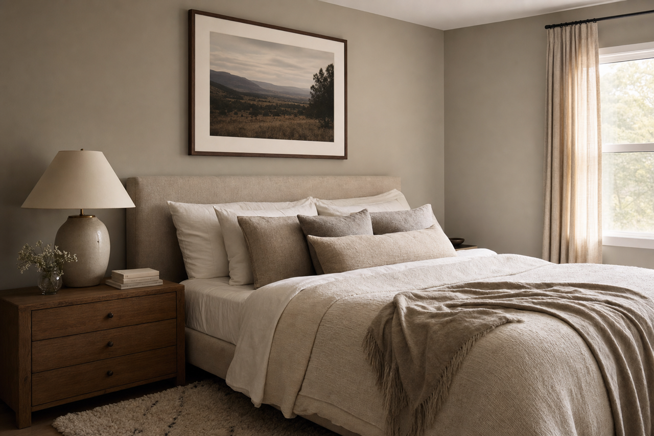 Smoke by Benjamin Moore on interiors