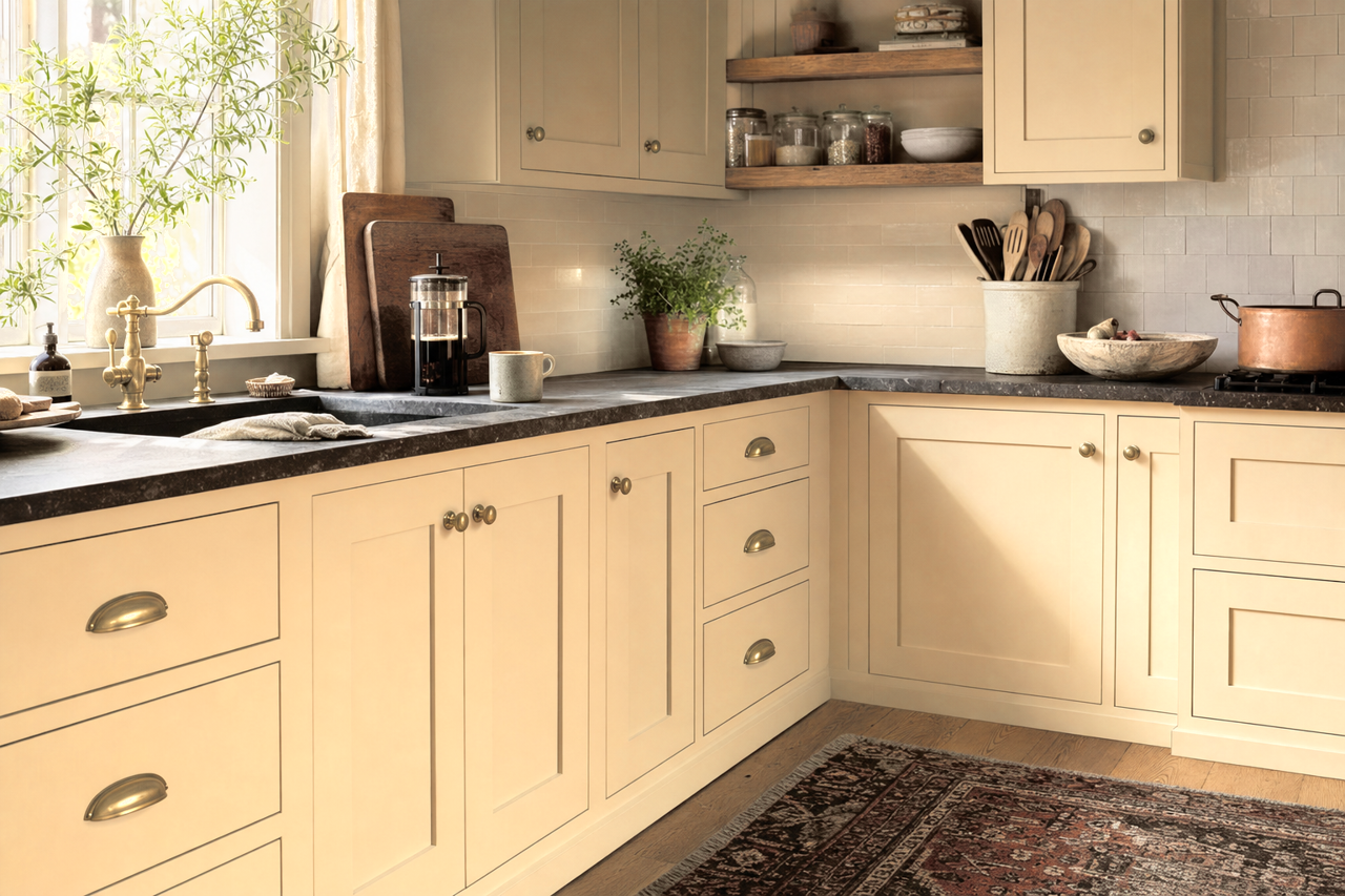 From by Benjamin Moore on cabinets