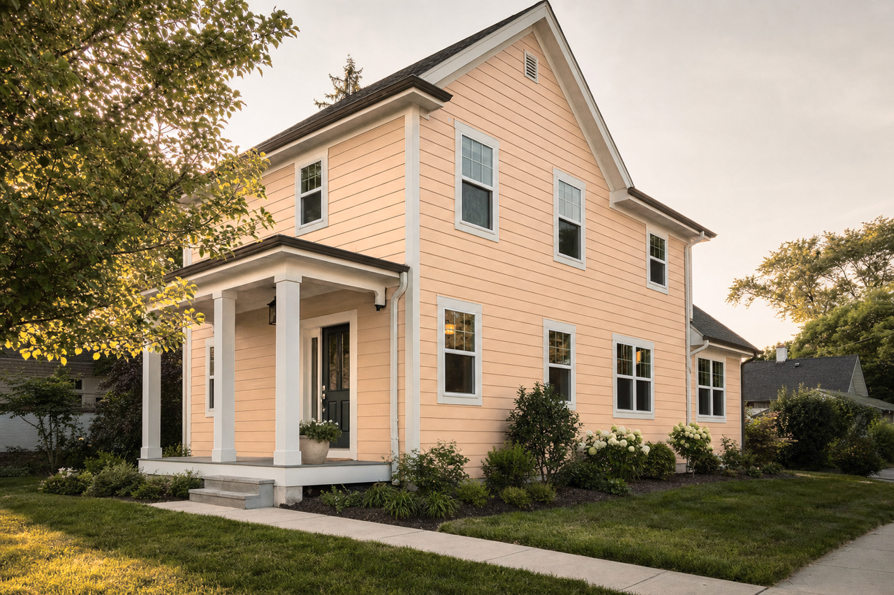 Natural by Benjamin Moore on exterior