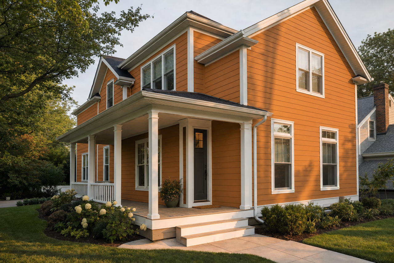 Byzantine by Benjamin Moore on exterior