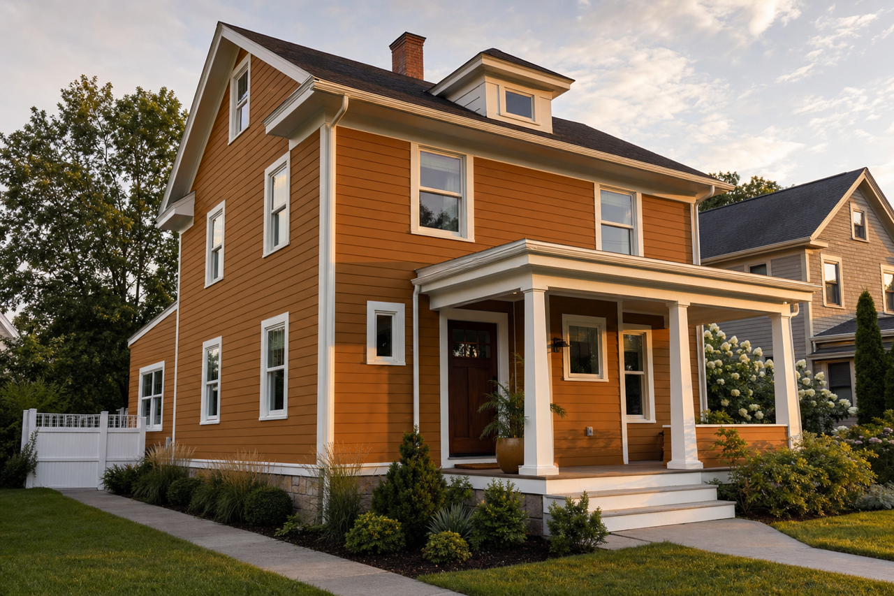 Mexican by Benjamin Moore on exterior
