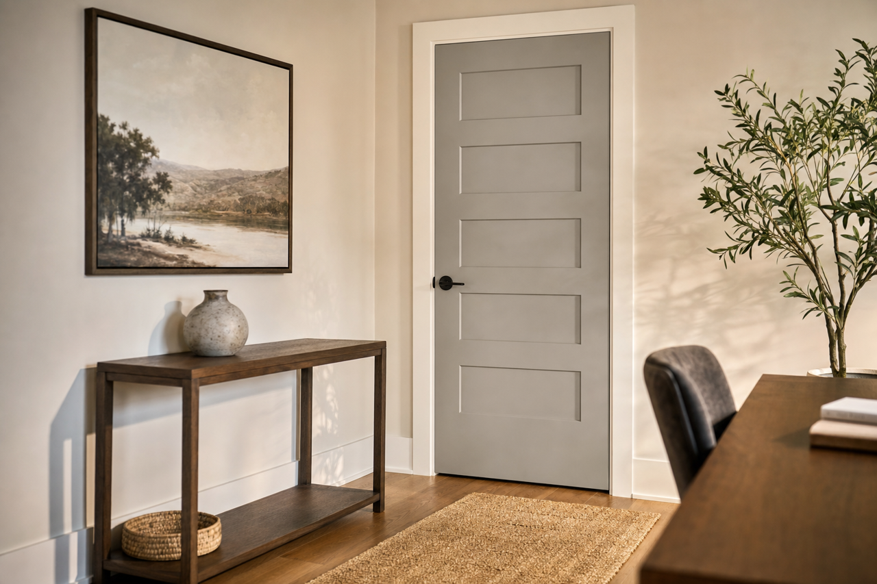 Vintage by Benjamin Moore on interior-doors