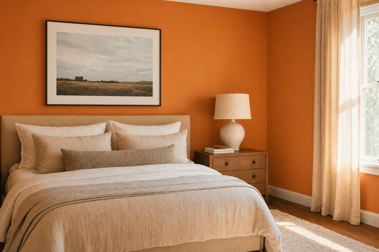 Peruvian by Benjamin Moore on interiors