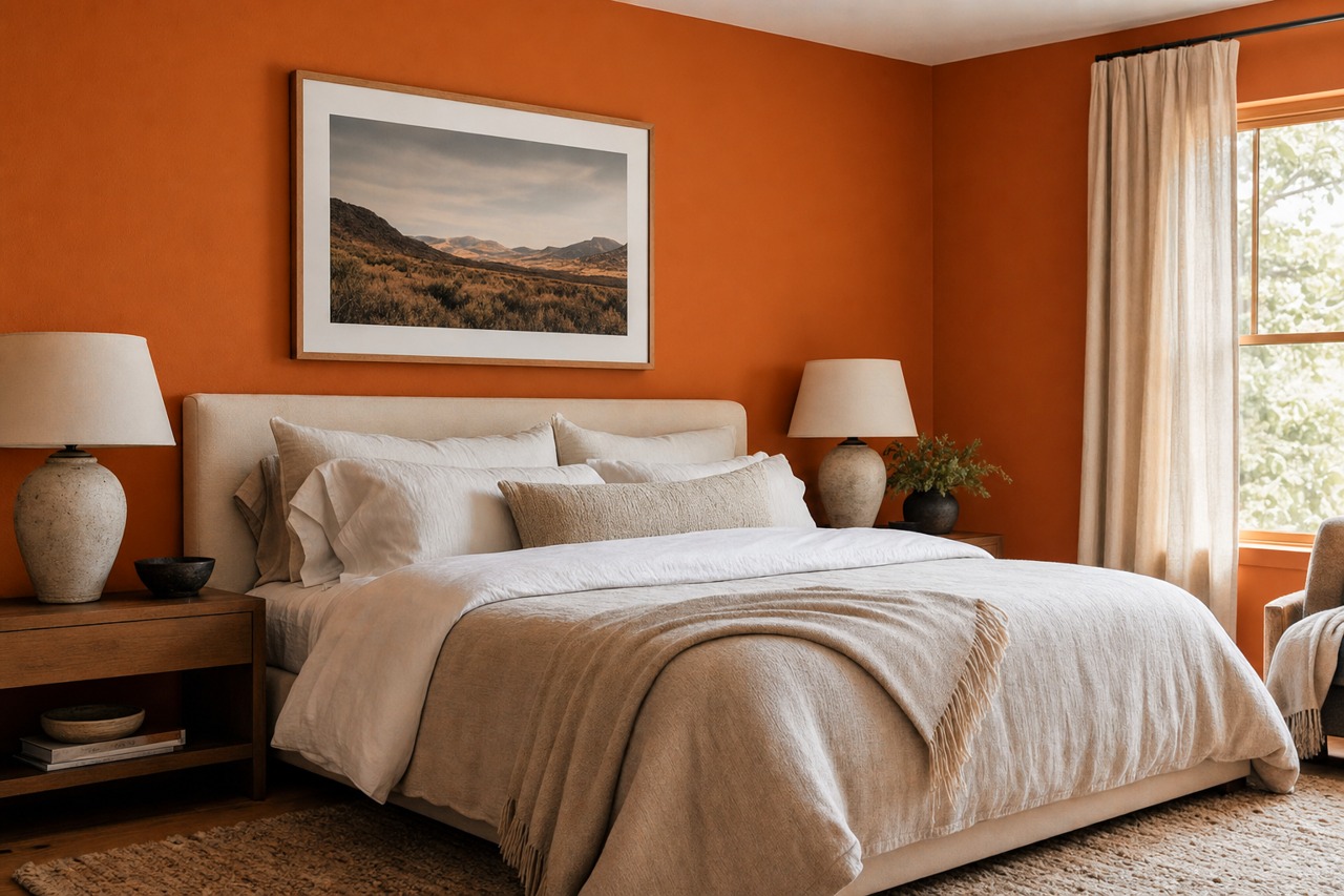 Tandoori by Benjamin Moore on interiors