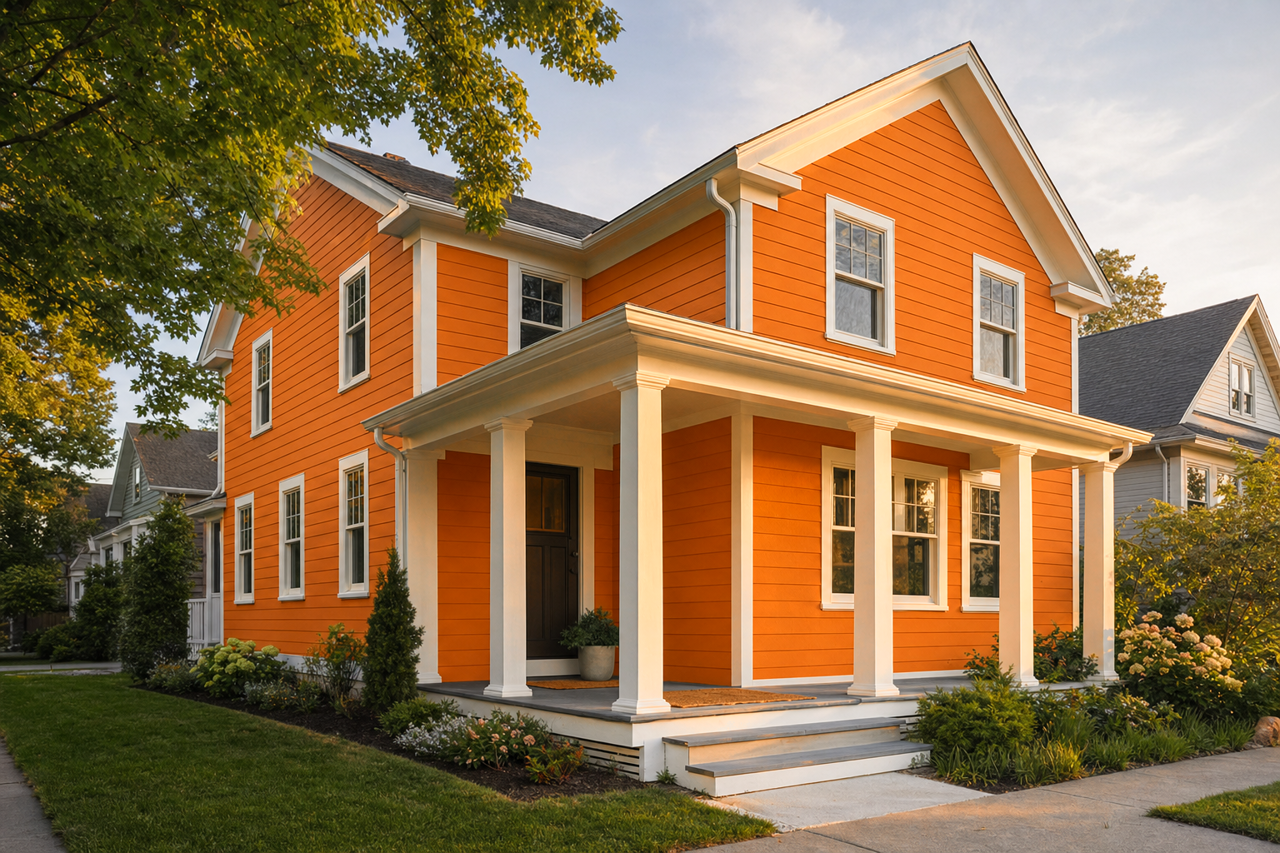 14 by Benjamin Moore on exterior