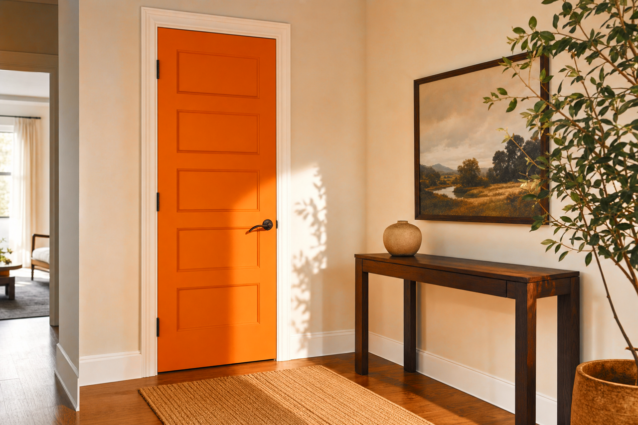 14 by Benjamin Moore on interior-doors