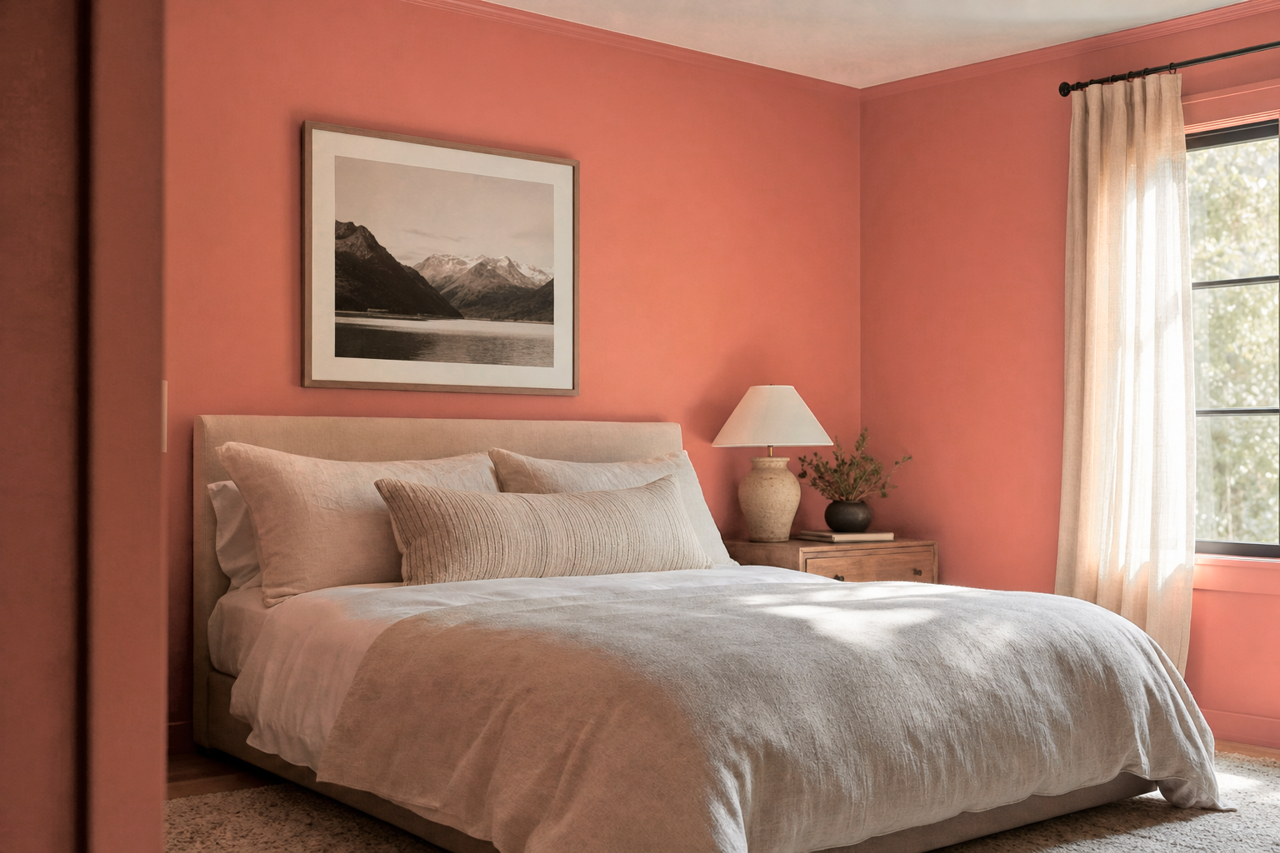 Tropical by Benjamin Moore on interiors