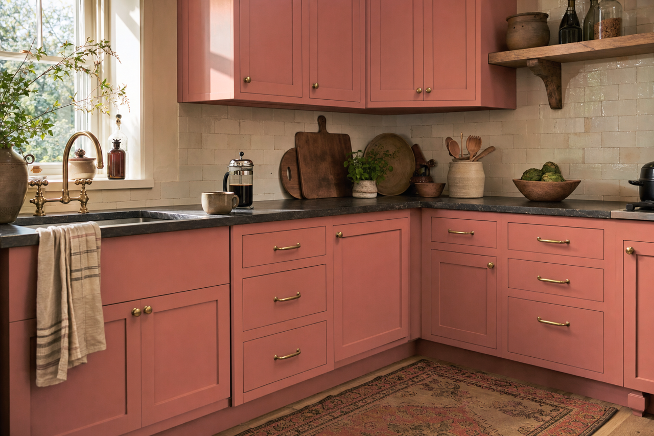 Canyon by Benjamin Moore on cabinets