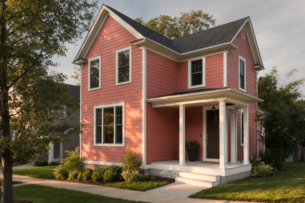 Canyon by Benjamin Moore on exterior