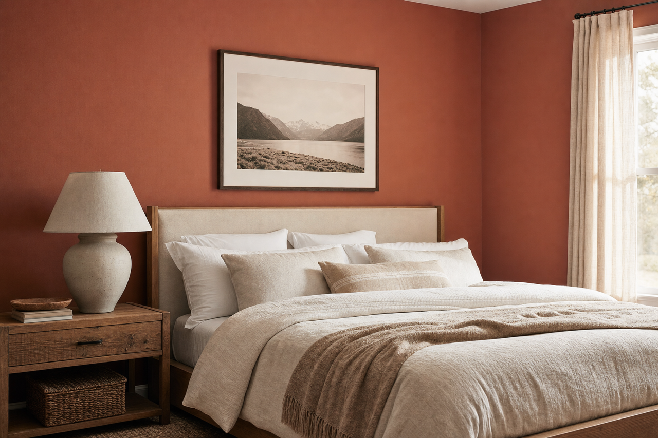 Brownberry by Benjamin Moore on interiors