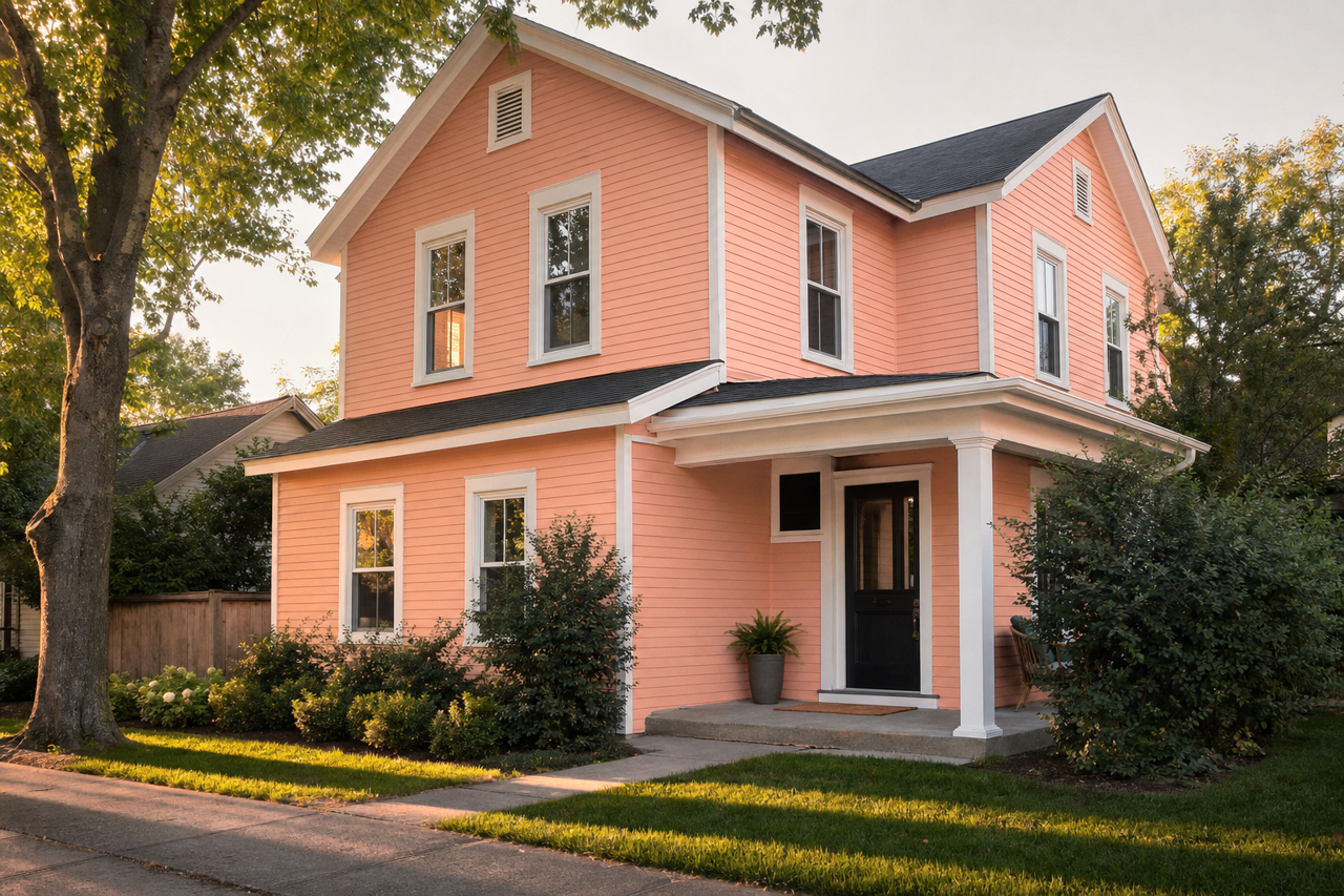 Tuscan by Benjamin Moore on exterior