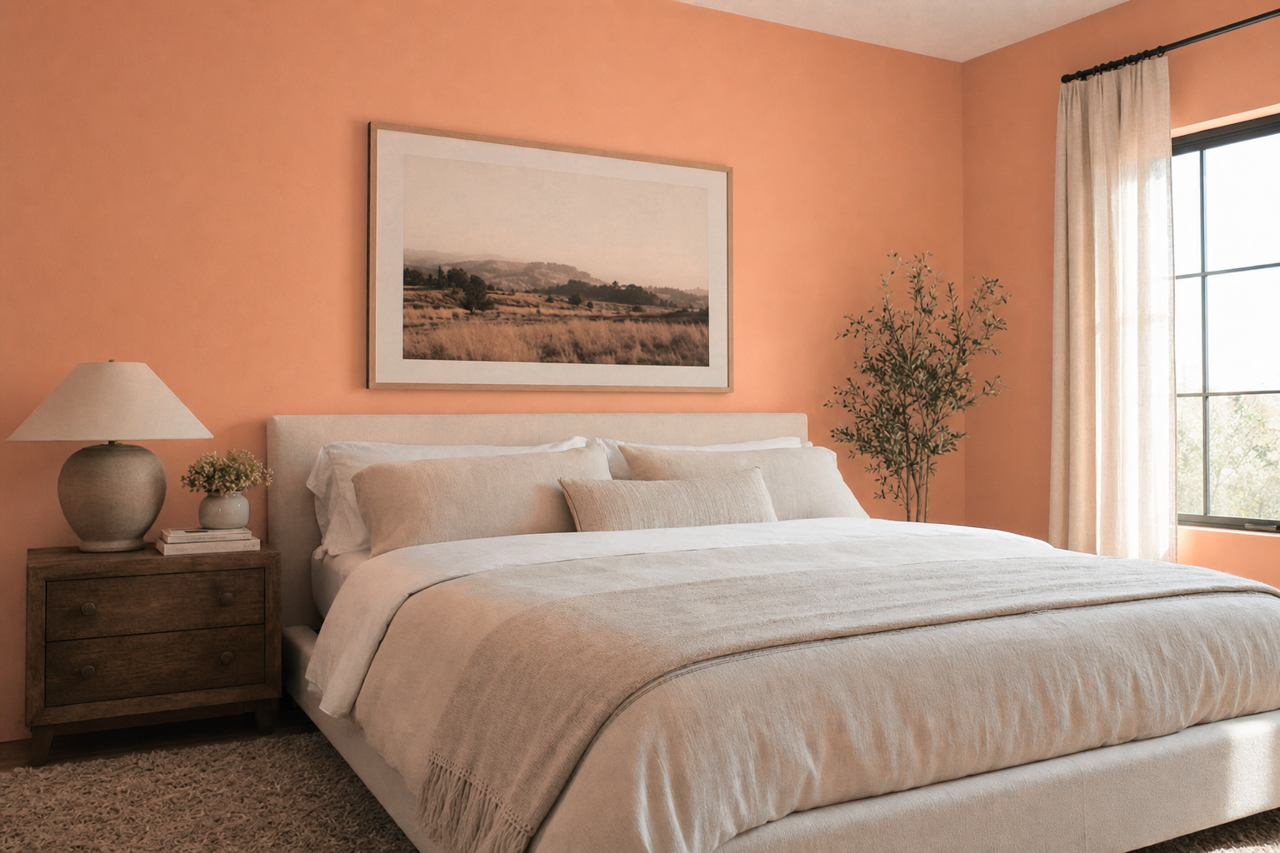 Tuscan by Benjamin Moore on interiors