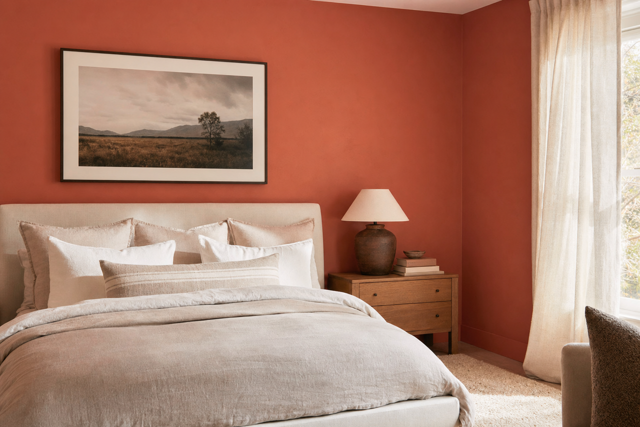 Egyptian by Benjamin Moore on interiors