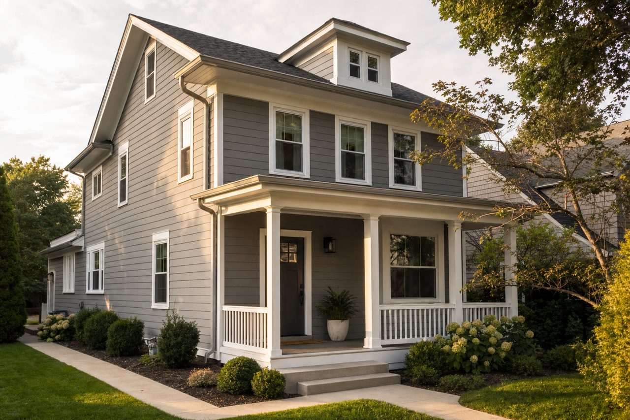 Barnwood by Benjamin Moore on exterior