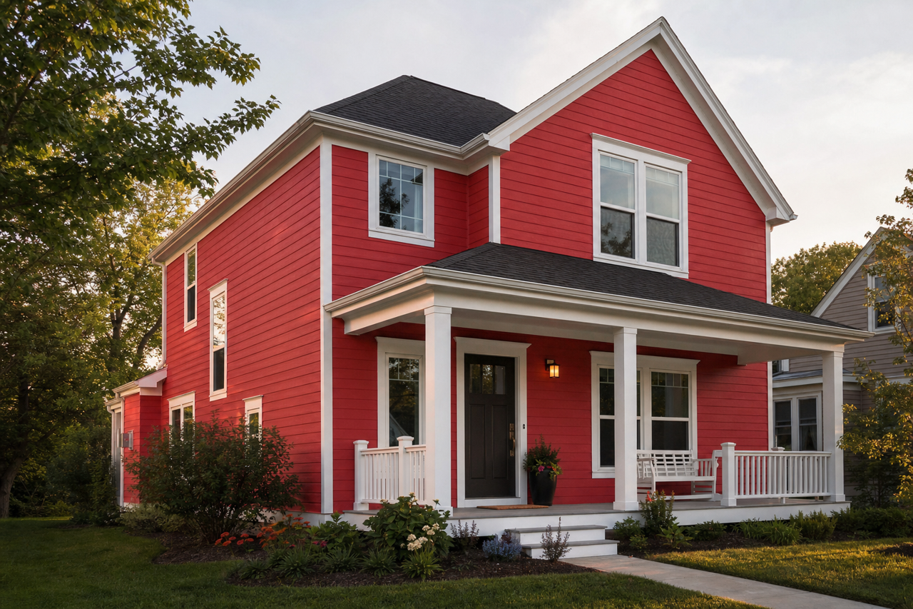 Hot by Benjamin Moore on exterior