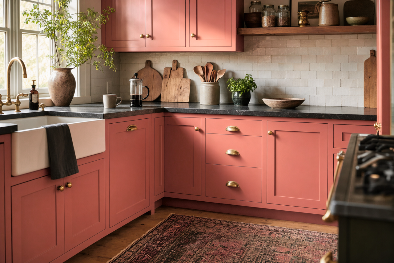 Lip by Benjamin Moore on cabinets