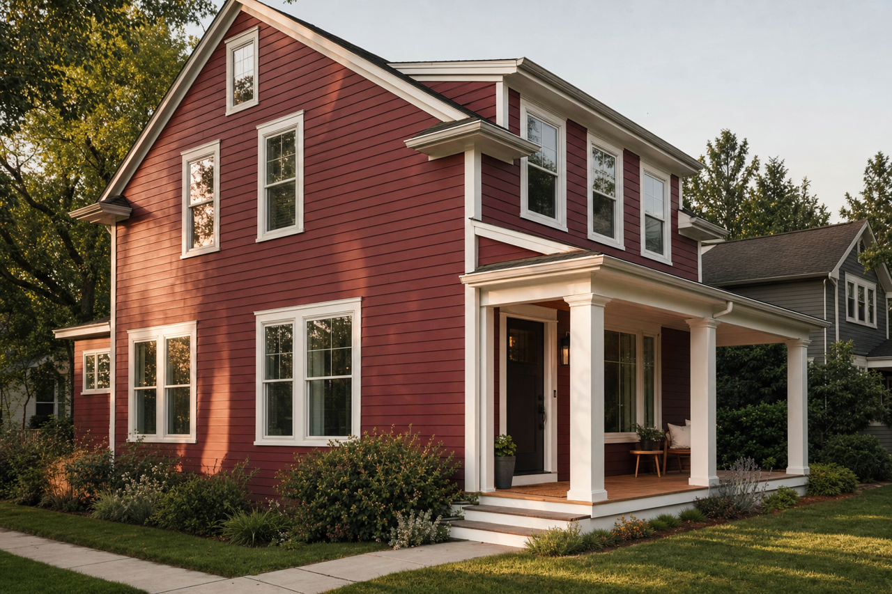 Parisian by Benjamin Moore on exterior