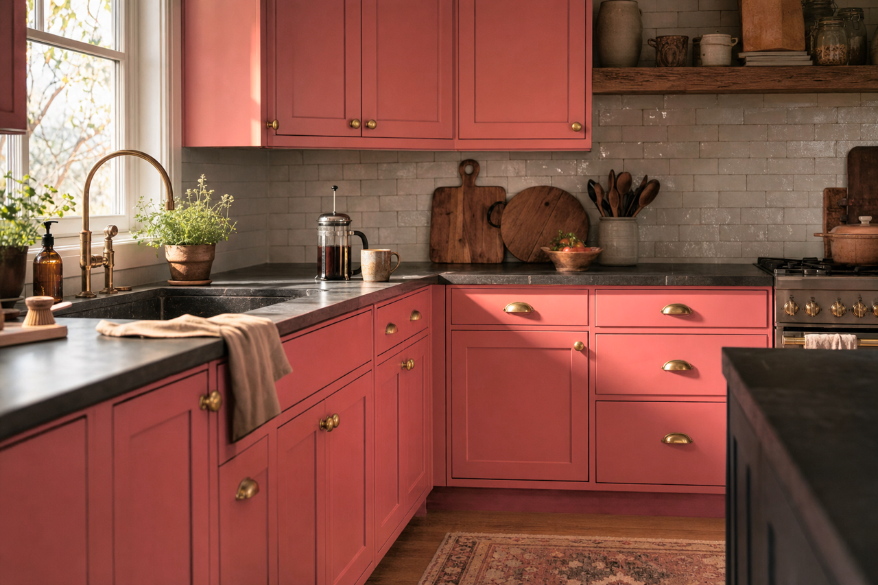 Bubble by Benjamin Moore on cabinets