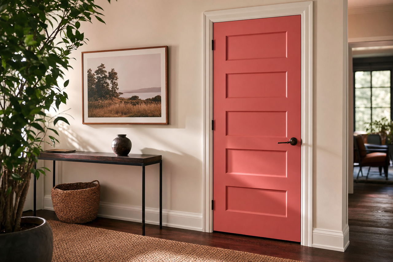 Bubble by Benjamin Moore on interior-doors