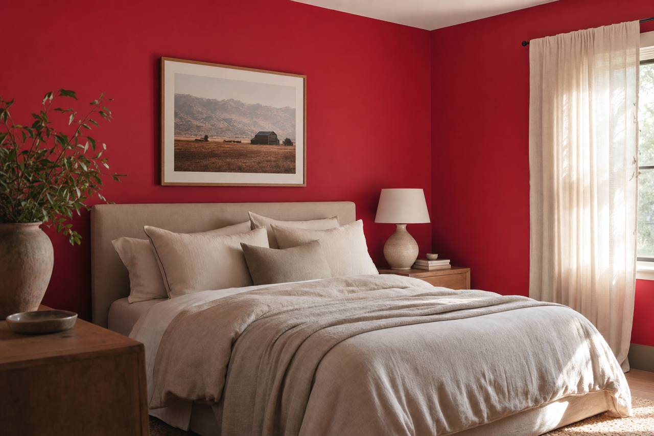 Flamenco by Benjamin Moore on interiors