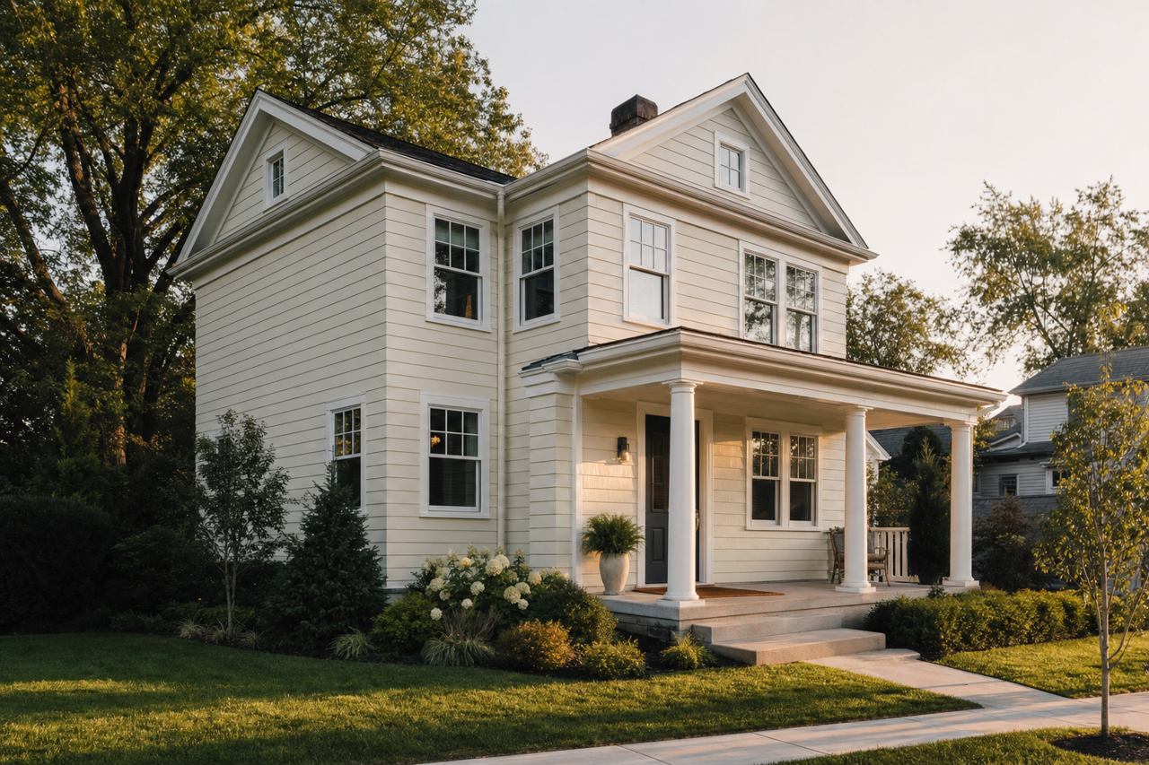 Ally's by Benjamin Moore on exterior