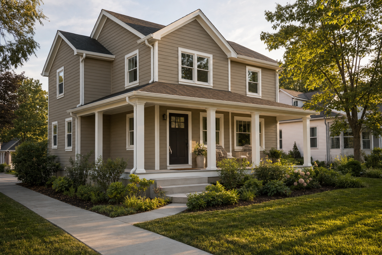 Worn by Benjamin Moore on exterior