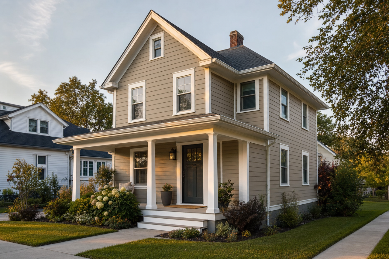 Chateau by Benjamin Moore on exterior