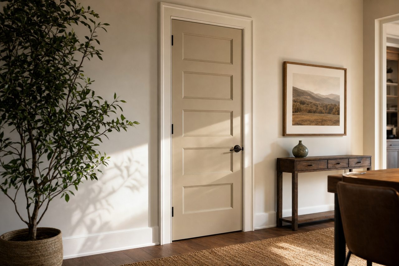 Chateau by Benjamin Moore on interior-doors