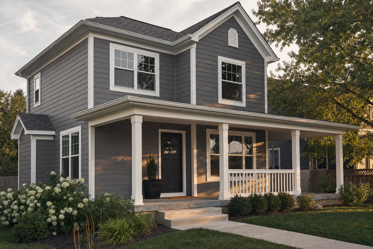 Arctic by Benjamin Moore on exterior