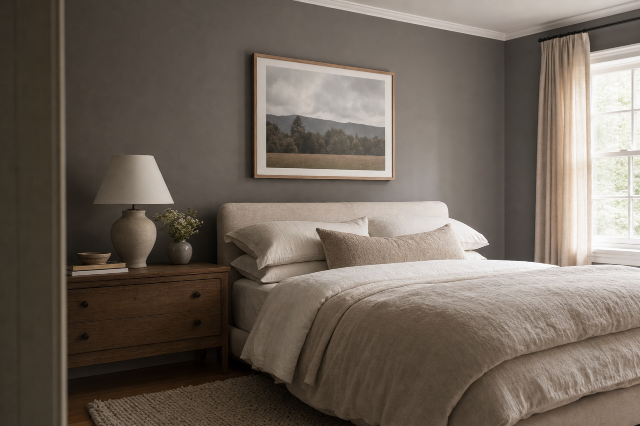 Arctic by Benjamin Moore on interiors