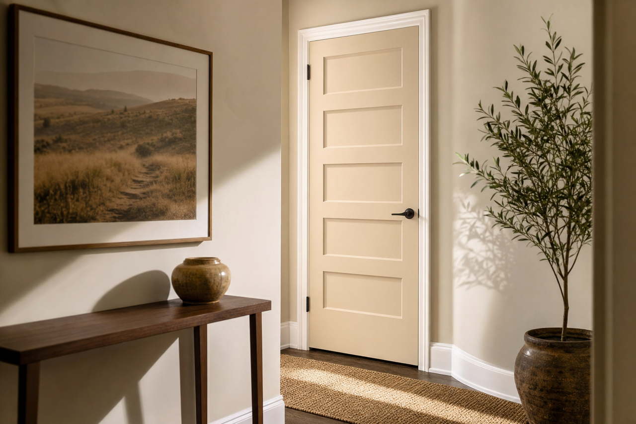 Skipping by Benjamin Moore on interior-doors