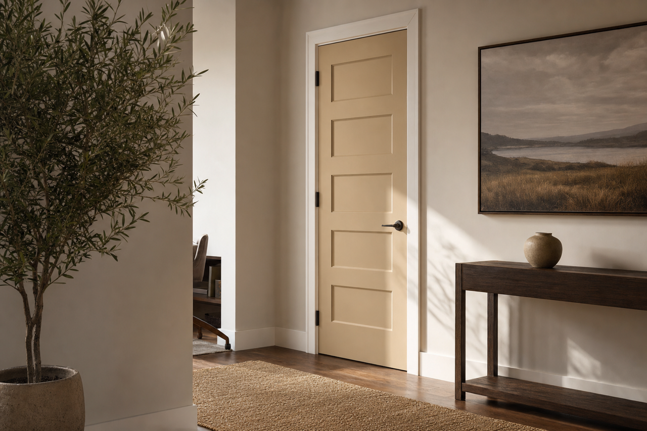 Urban by Benjamin Moore on interior-doors