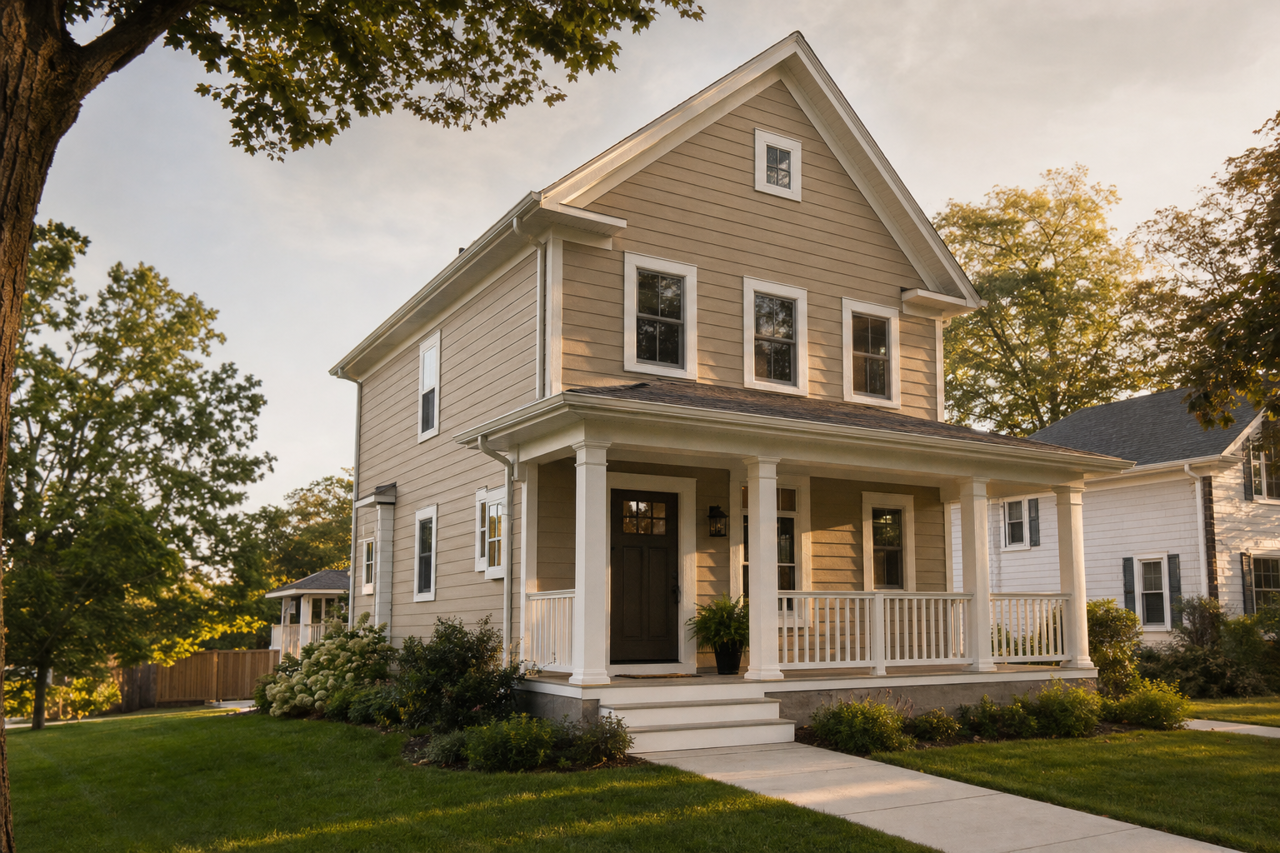 Downtown by Benjamin Moore on exterior
