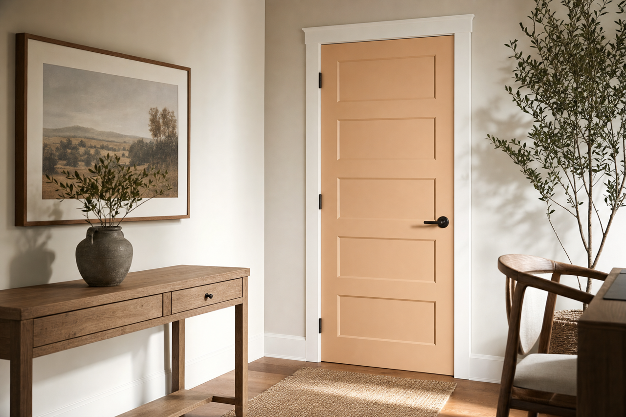 Greenwich by Benjamin Moore on interior-doors
