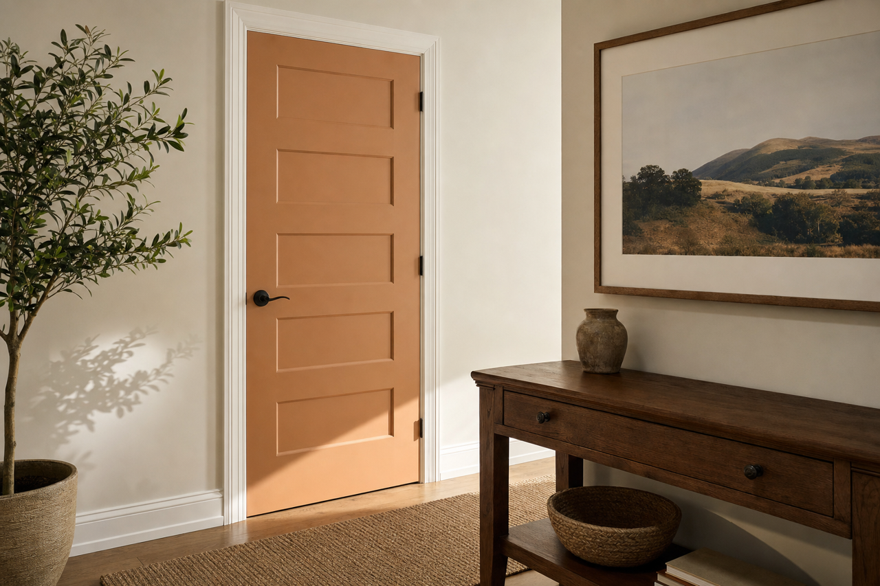 Kid by Benjamin Moore on interior-doors