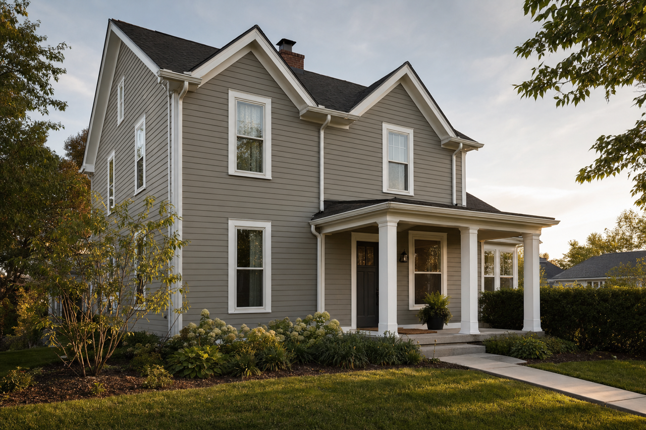 River by Benjamin Moore on exterior