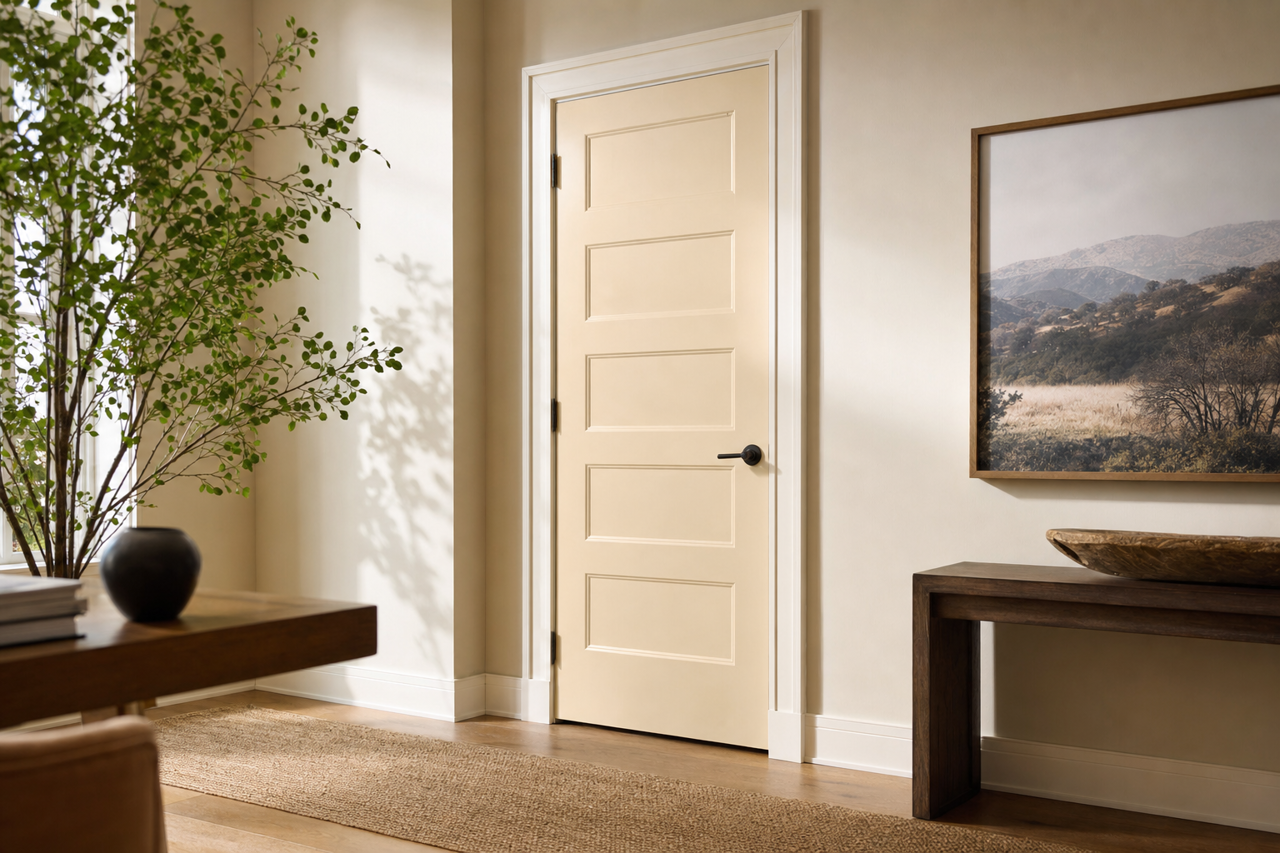 Cake by Benjamin Moore on interior-doors