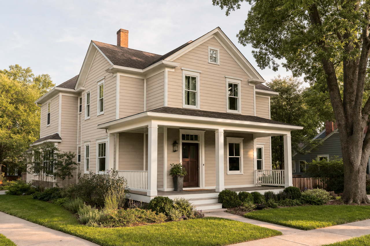 Wicker by Benjamin Moore on exterior