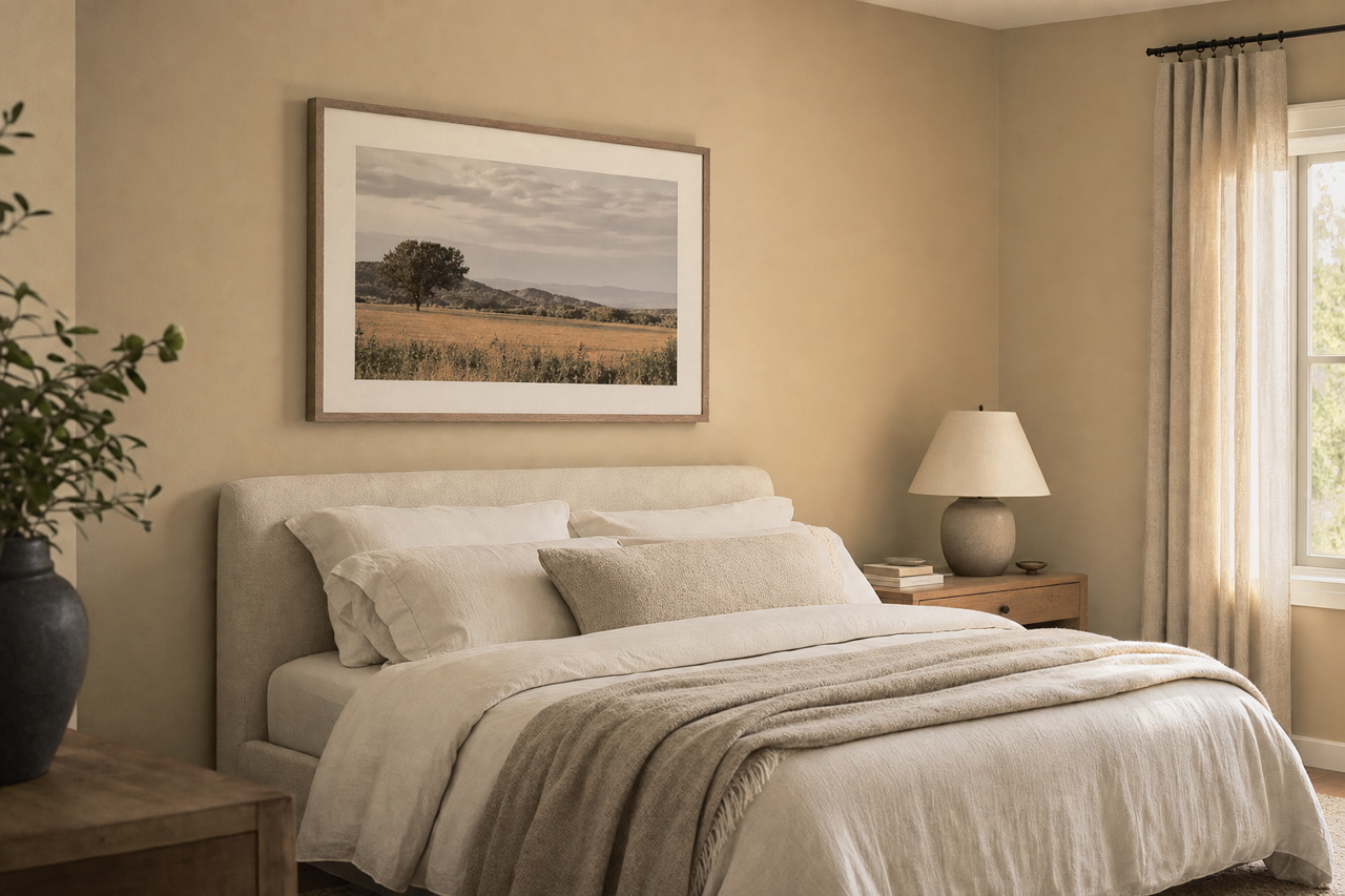 Wicker by Benjamin Moore on interiors