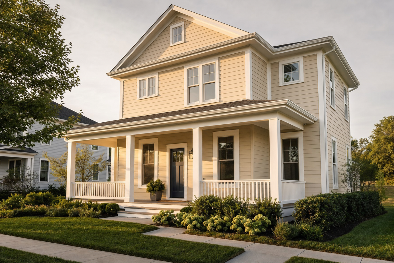 Bare by Benjamin Moore on exterior