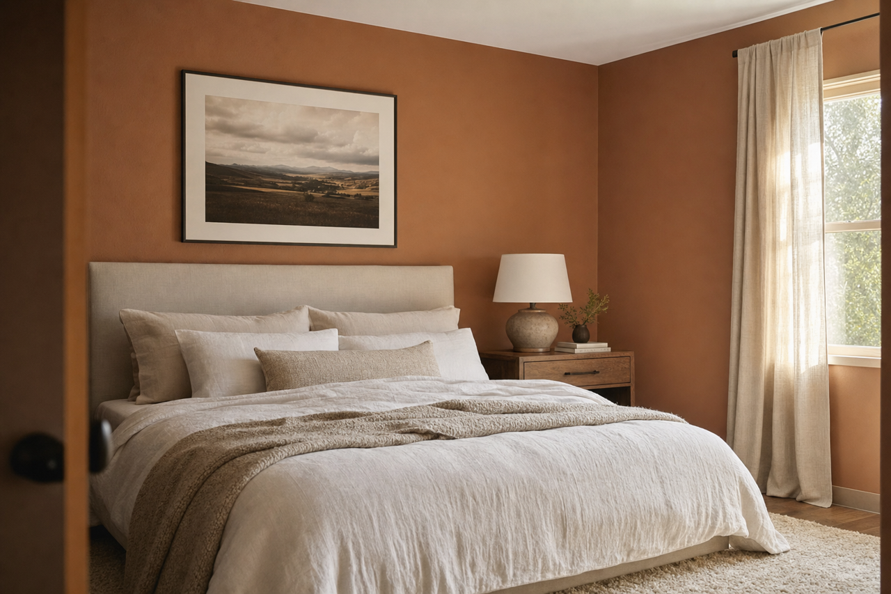 Cattail by Benjamin Moore on interiors