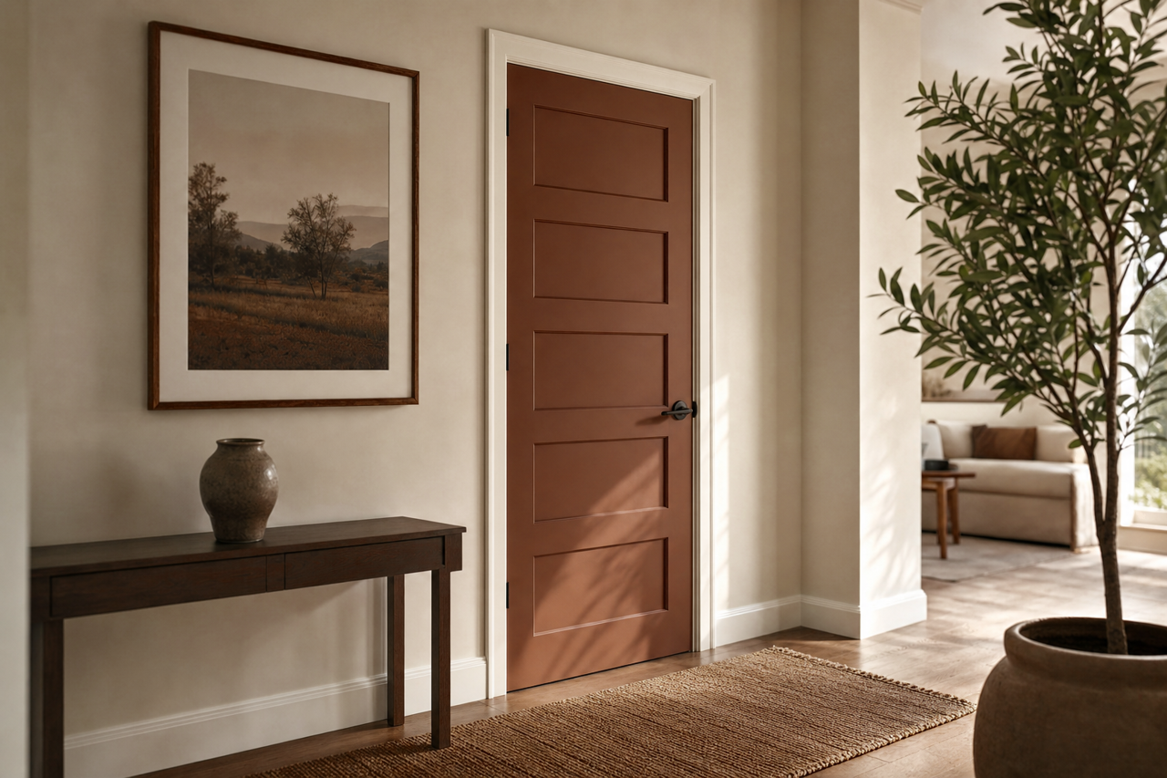 Riding by Benjamin Moore on interior-doors