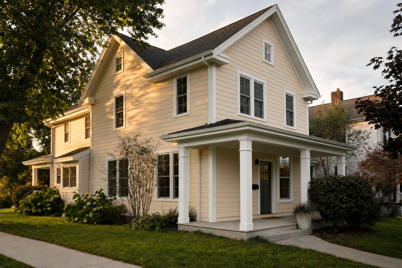 First by Benjamin Moore on exterior