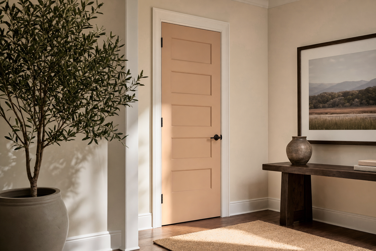 Dark by Benjamin Moore on interior-doors