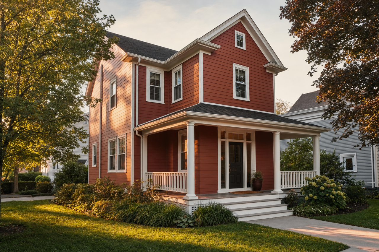 Fallen by Benjamin Moore on exterior