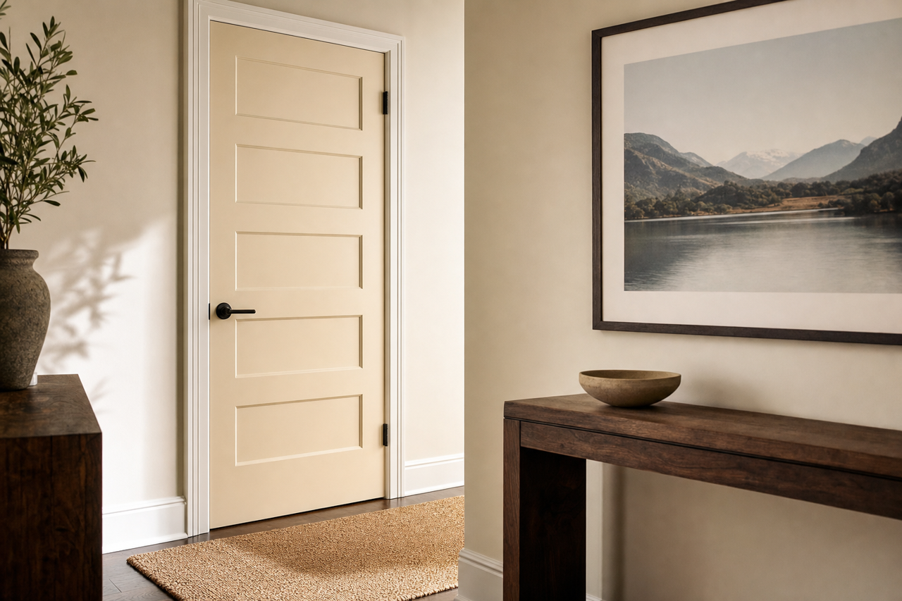 French by Benjamin Moore on interior-doors