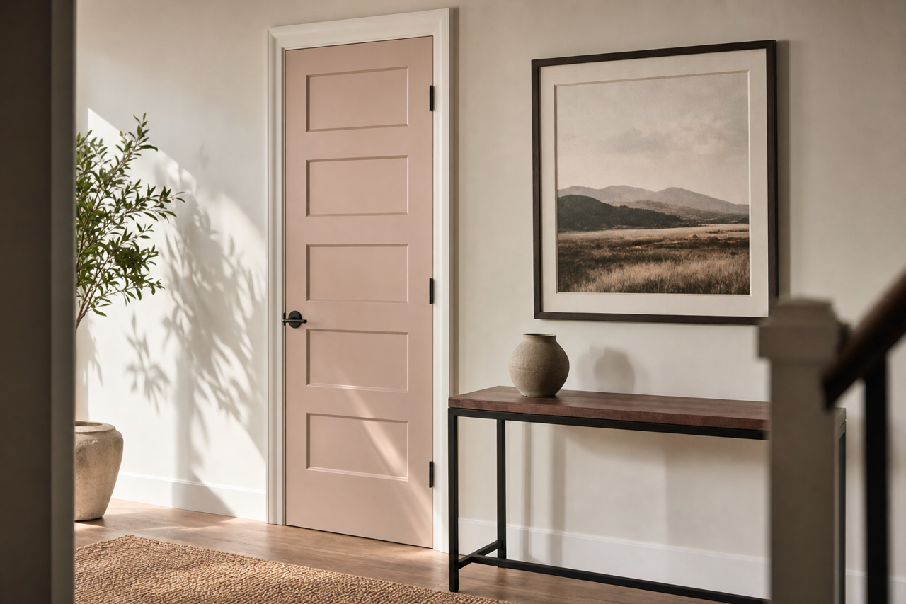 Whipped by Benjamin Moore on interior-doors