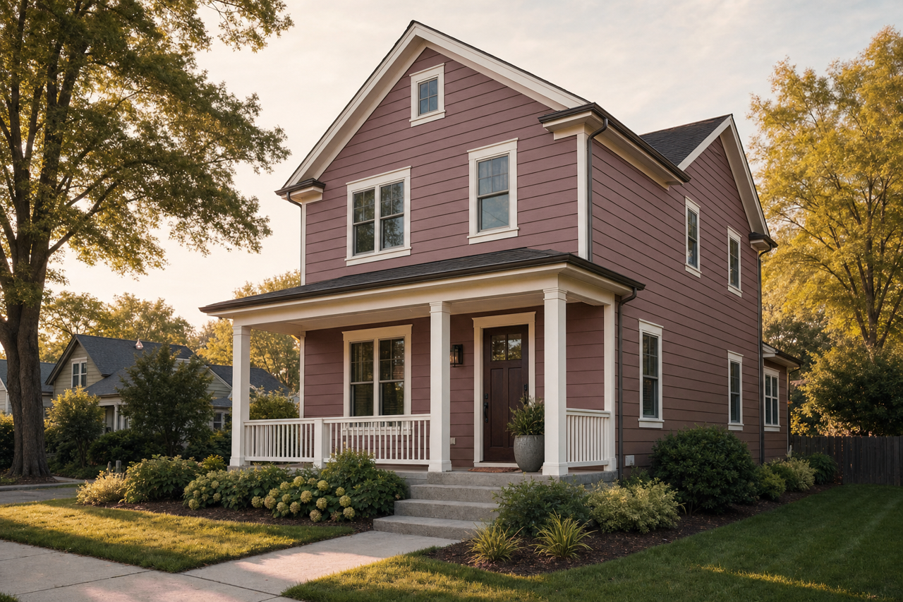 Riverbank by Benjamin Moore on exterior